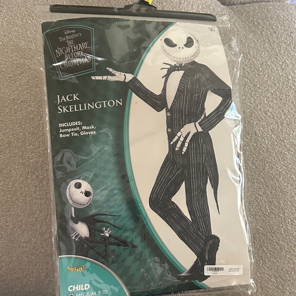 Spirit Black and White Jack Skellington Costume